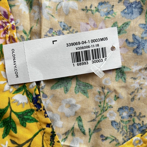Old Navy Yellow Floral Dress - Picture 5 of 7